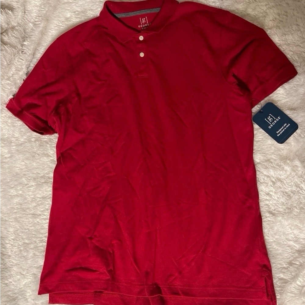 George Men’s Bright Red Polo Shirt